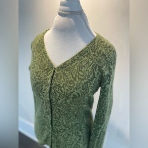 Lamb’s Wool paisley cardigan